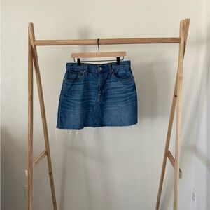 Madewell Denim Mini Skirt